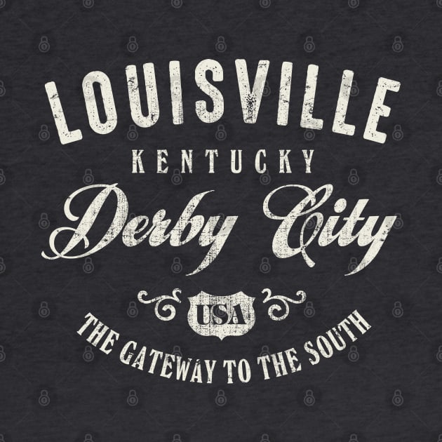 Louisville Kentucky Derby City Vintage by Designkix